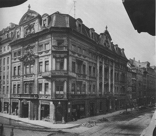 Romanushaus Leipzig um 1900